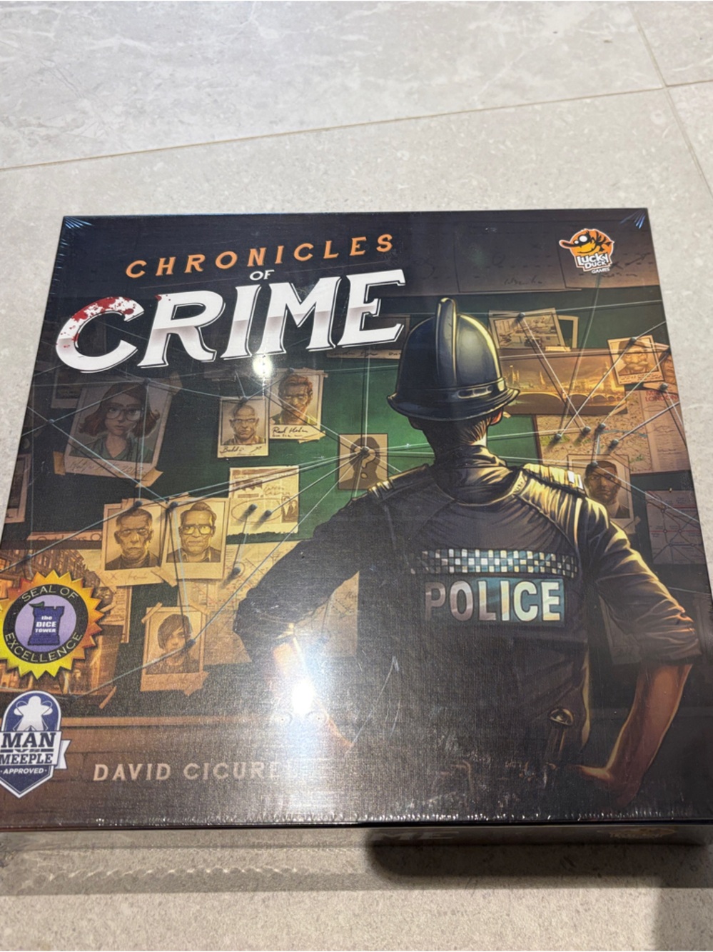 Chronicles of Crime Board Game - Black & Green Police Edition